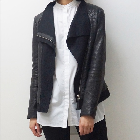 Mackage leather and wool jacket - MINT CONDITION - Picture 1 of 5